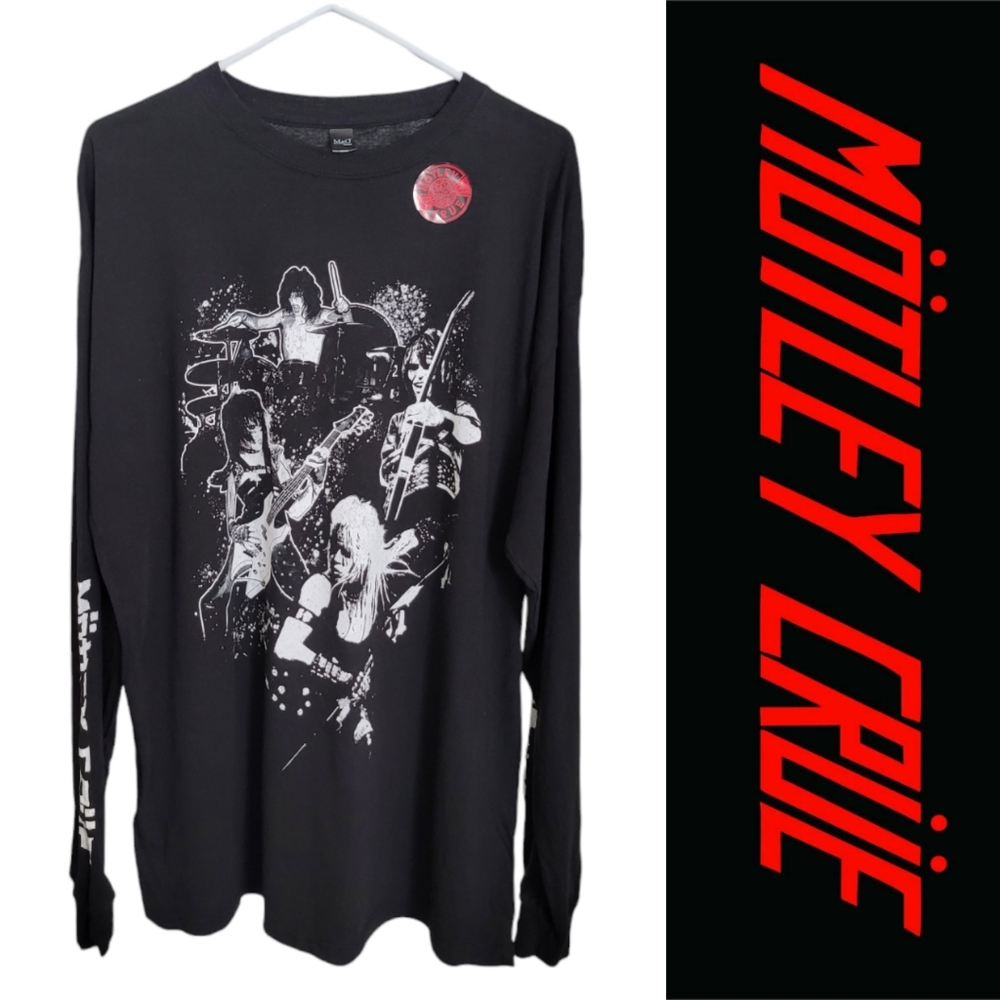 🆕️ Motley Crue Knock Em Dead Kid Long Sleeve Tee